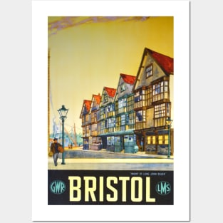 Bristol - Vintage Travel Poster Posters and Art